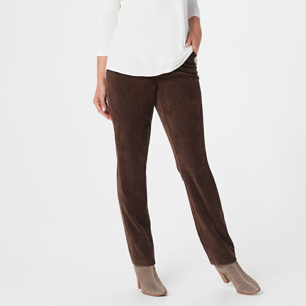 Lands' End Unisex High Rise Corduroy Pants Sz 12P